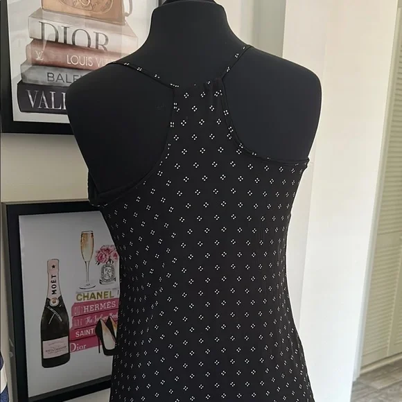 Old Navy Black with White Diamond detail Mini dress Size Small - Picture 7 of 8